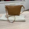 Loewe Puzzle Fold Pouch in Shiny Nappa Calfskin Warm Desert