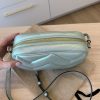 Gucci Iridescent Nappa Chevron Matelasse Small GG Marmont Chain Shoulder Bag Iridescent