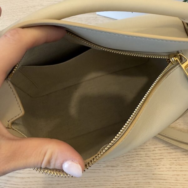 Loewe Puzzle Edge Small Top-Handle Bag in Tricolor Leather