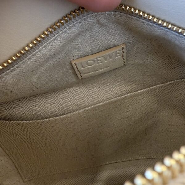 Loewe Puzzle Edge Small Top-Handle Bag in Tricolor Leather