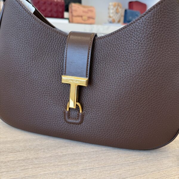 Tom Ford Medium Monarch Shoulder Bag Saddle Brown