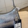 Givenchy Lucky Lock Small Embellished Glossed Textured-Leather Shoulder Bag Light Silvery