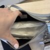 Givenchy Lucky Lock Small Embellished Glossed Textured-Leather Shoulder Bag Light Silvery