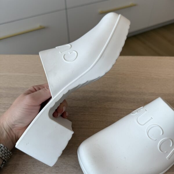 Gucci Women's Slip on Sandal White 39