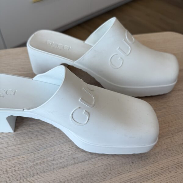 Gucci Women's Slip on Sandal White 39