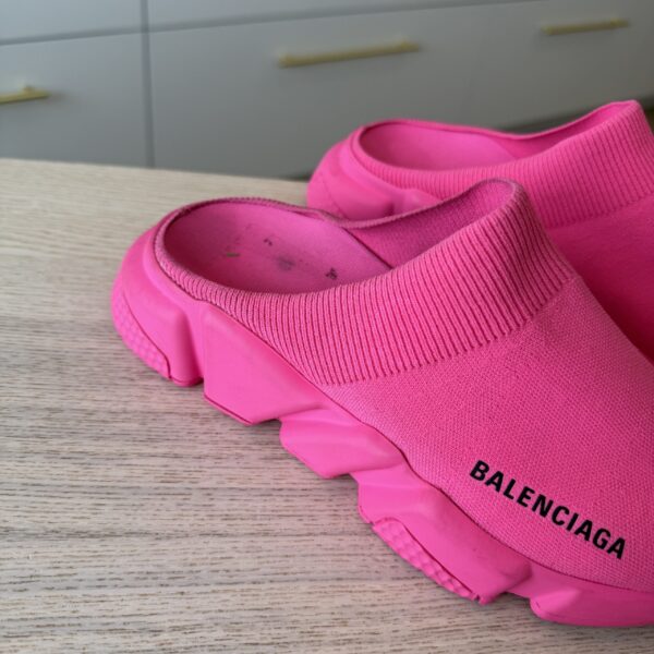 Balenciaga Women's Speed Mules Technical Knit Size 38