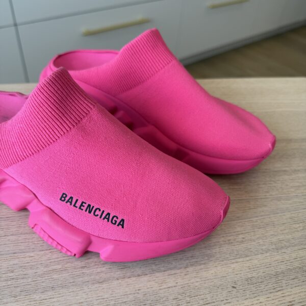 Balenciaga Women's Speed Mules Technical Knit Size 38