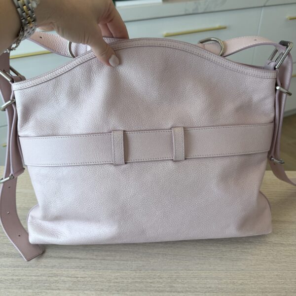 Givenchy Tumbled Calfskin Medium Voyou Bag Old Pink
