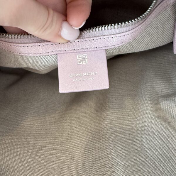 Givenchy Tumbled Calfskin Medium Voyou Bag Old Pink