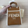Fendi Sunshine Shopper Tote Patent Mini