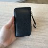 The Row Zipped Wallet in Shiny Kid Leather Black