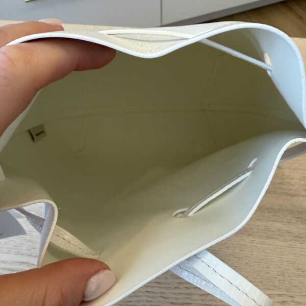 Mansur Gavriel Mini Bucket Bag White