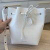Mansur Gavriel Mini Bucket Bag White