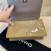 Chanel Quilted Patent Leather New Medium Boy Bag