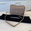Chanel Caviar Quilted Small Business Affinity Flap Caramel Gold Hardware