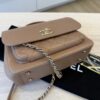 Chanel Caviar Quilted Small Business Affinity Flap Caramel Gold Hardware