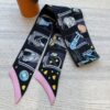 Hermes Multicolor Silk Twilly