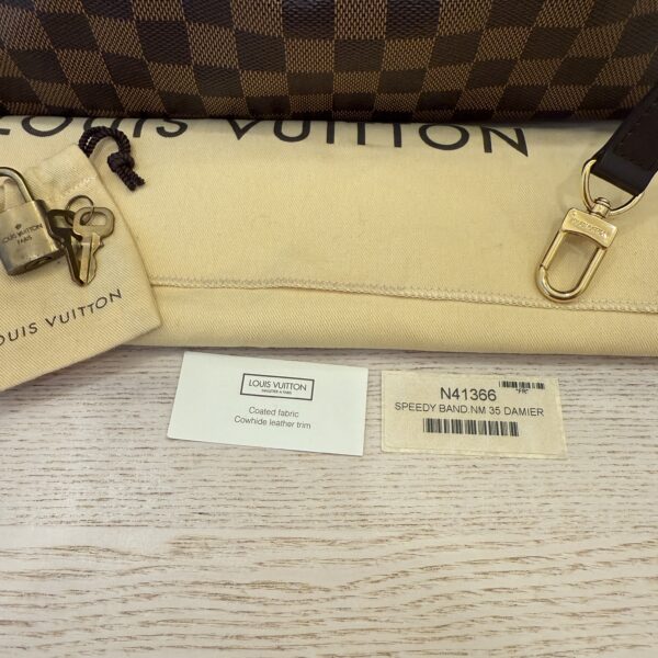 Louis Vuitton Damier Ebene Speedy 35 Bandouliere NM