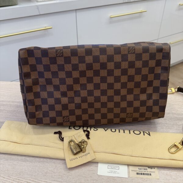 Louis Vuitton Damier Ebene Speedy 35 Bandouliere NM
