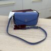 Gucci Calfskin GG Super Mini Shoulder Bag Blue