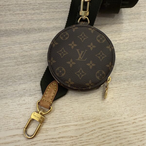 Louis Vuitton Monogram Multi Pochette Accessories Kaki Strap and Coin Holder