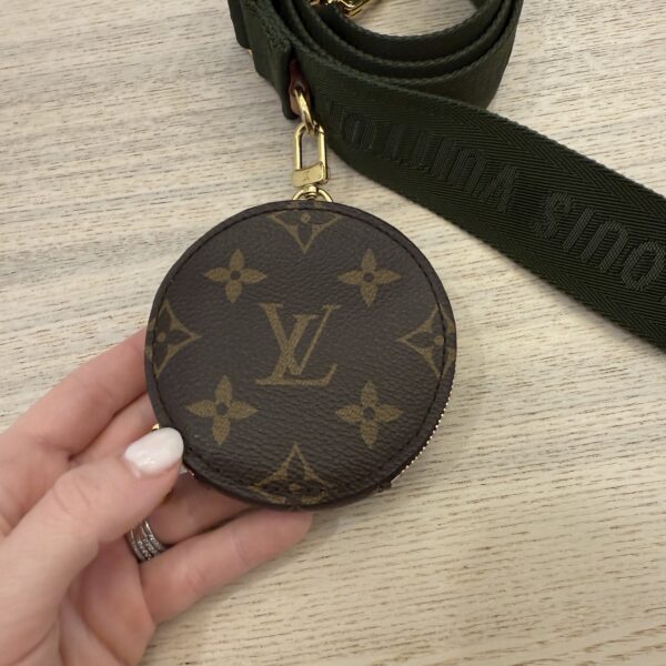 Louis Vuitton Monogram Multi Pochette Accessories Kaki Strap and Coin Holder