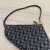 Christian Dior Monogram Mini Saddle Pochette Navy