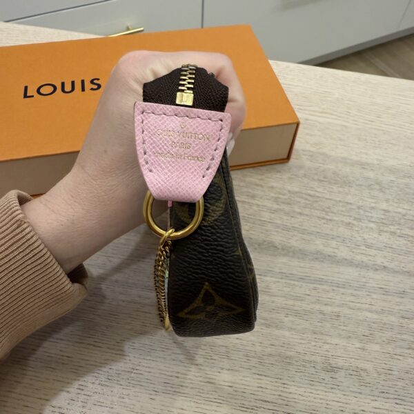 Louis Vuitton Monogram Vivienne Xmas Mini Pochette Accessories Pink