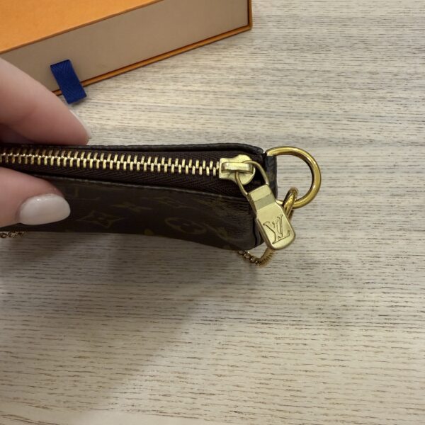 Louis Vuitton Monogram Vivienne Xmas Mini Pochette Accessories Pink