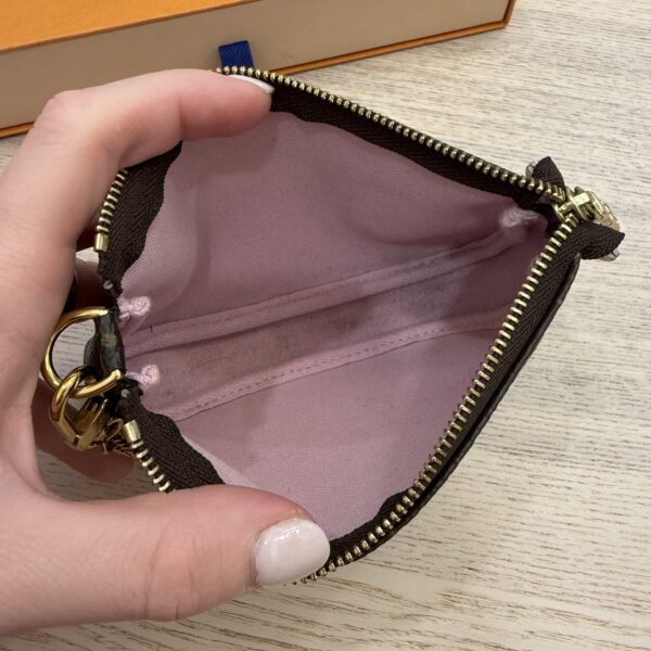Louis Vuitton Monogram Vivienne Xmas Mini Pochette Accessories Pink