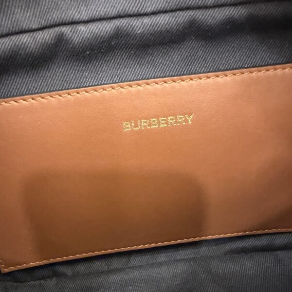 Burberry E-Canvas Icon Stripe Sonny Bum Bag Archive Beige