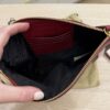 Burberry Nova Check Shoulder Bag Canvas Beige Red