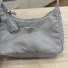 Prada Tessuto Nylon Mini Re-Edition 2000 Bag Light Grey