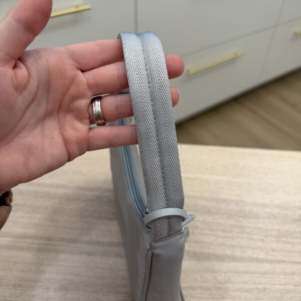 Prada Tessuto Nylon Mini Re-Edition 2000 Bag Light Grey