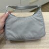 Prada Tessuto Nylon Mini Re-Edition 2000 Bag Light Grey