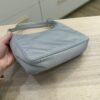 Prada Tessuto Nylon Mini Re-Edition 2000 Bag Light Grey
