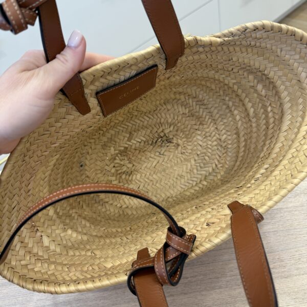 Celine Triomphe Basket Shoulder Bag Teen