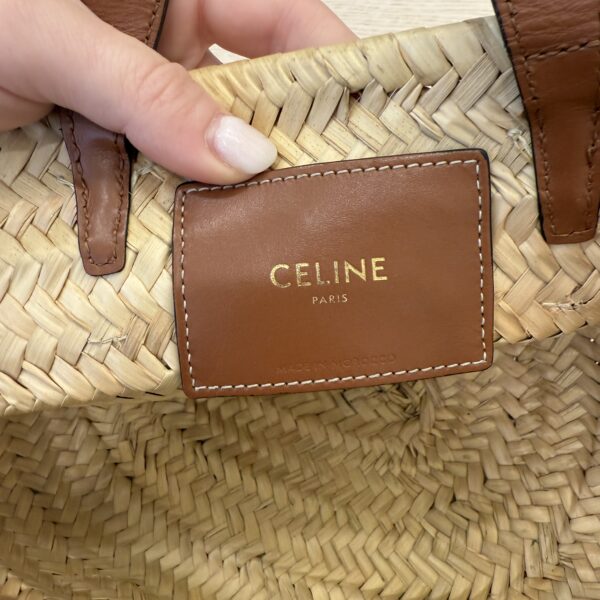 Celine Triomphe Basket Shoulder Bag Teen