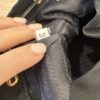 Prada Wicker Canvas Bucket Bag Black