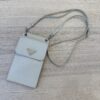 Prada Phone Holder Crossbody Bag Saffiano Leather