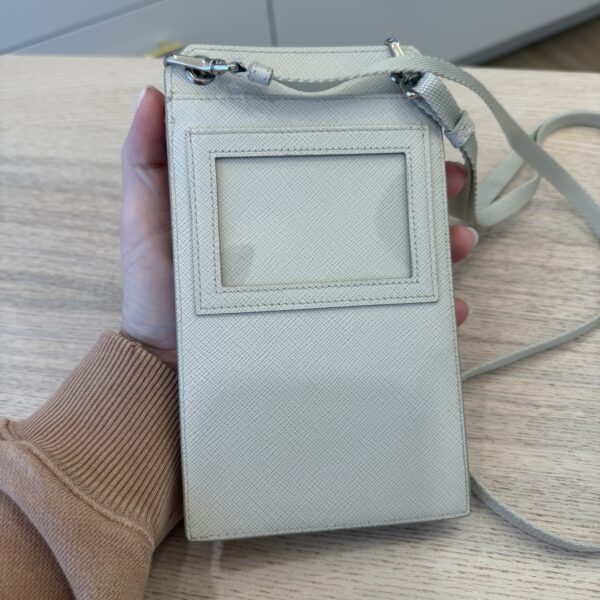 Prada Phone Holder Crossbody Bag Saffiano Leather