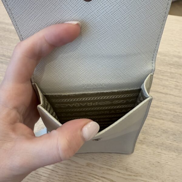 Prada Phone Holder Crossbody Bag Saffiano Leather