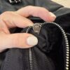 Prada Soft Calfskin Cinch Backpack Black