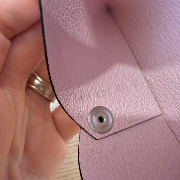 Hermes Chevre Mysore Calvi Card Case Rose Pale