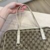 Gucci Monogram Medium New Britt Boston Off White