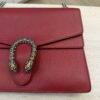 Gucci Dollar Calfskin Crystal Medium Dionysus Shoulder Bag Red
