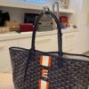 Goyard Goyardine Saint Louis PM Navy Striped "E"