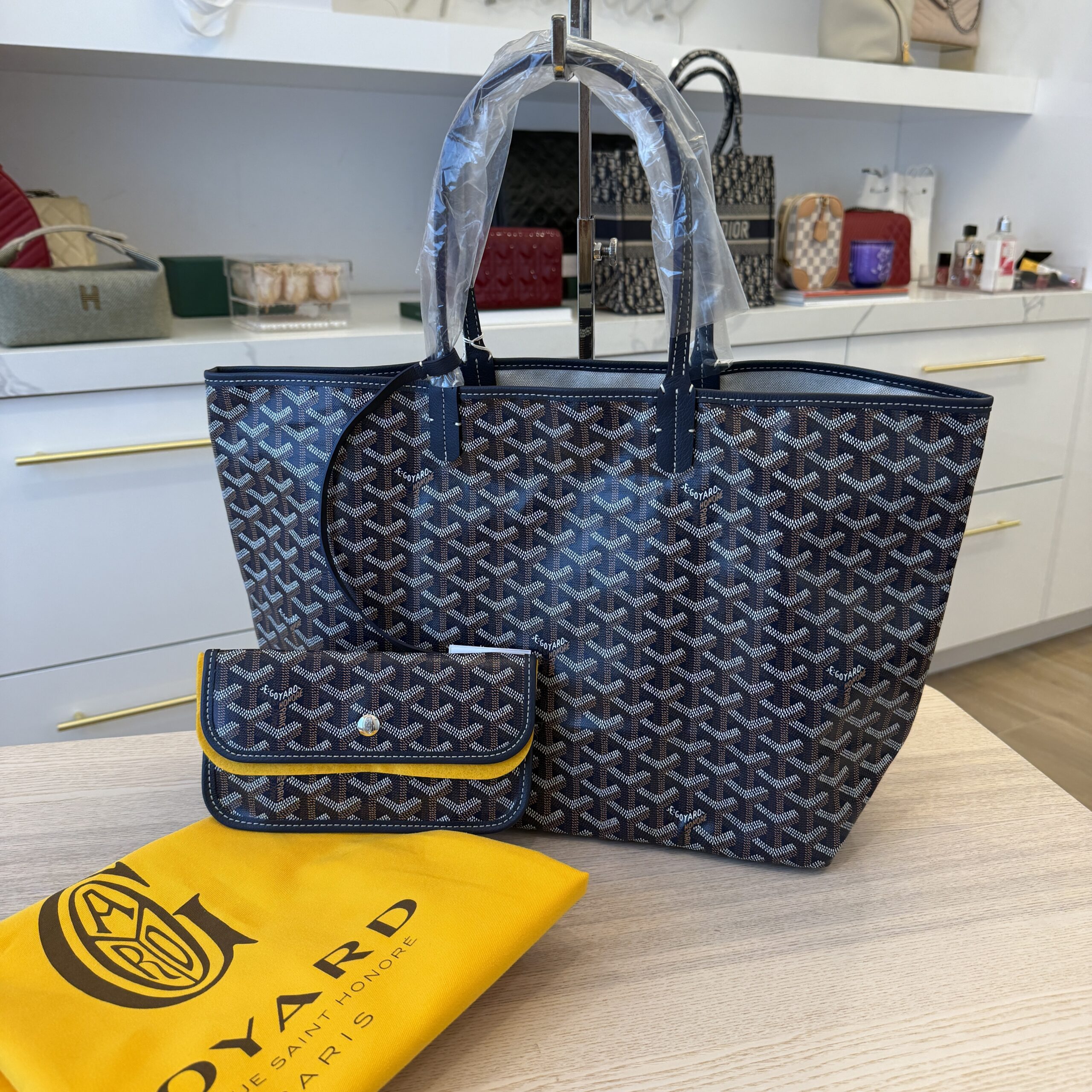 Goyard Goyardine Saint Louis PM Navy