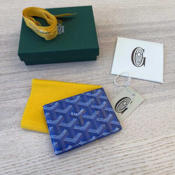 Goyard Insert Victoire Card Wallet Sky Blue