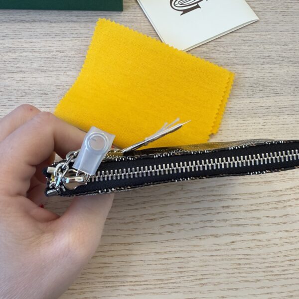 Goyard Sénat Nano Key Pouch Black and Tan